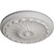 Ekena Millwork Flower Spiral Ceiling Medallion (Fits Canopies up to 2"), 12 1/4"OD x 2 1/4"P, Ultra Pure White CM12FLUWF - alternate 6